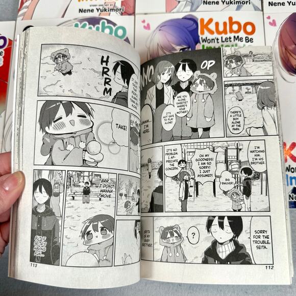 Kubo Won't Let Me Be Invisible Manga Lot Vol 1-10 Books English - Picture 5 of 8